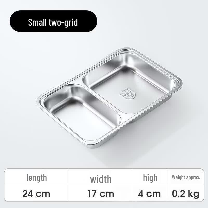 Stainless Steel Divided Meal Tray