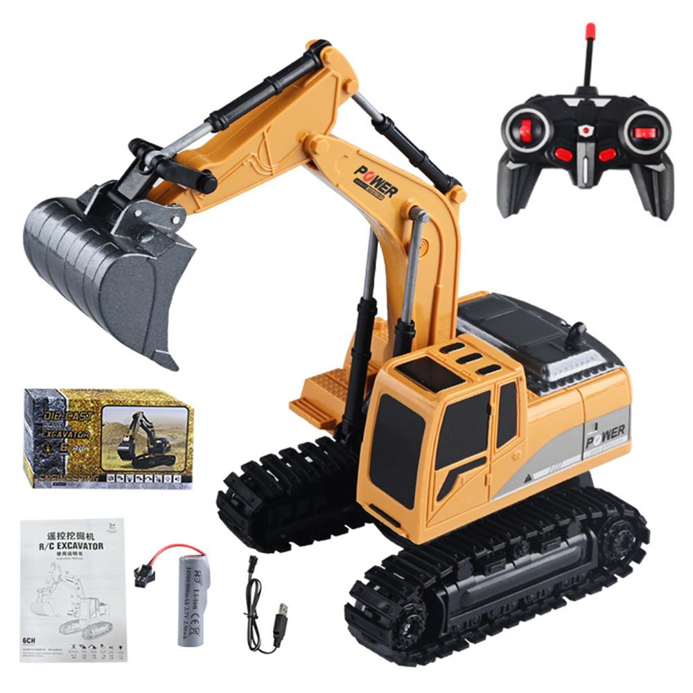 

BC1033 6-канальний сплавний радіокерований екскаватор Реалістичне копання Гусенична інженерна машина Дитяча іграшка Style 2