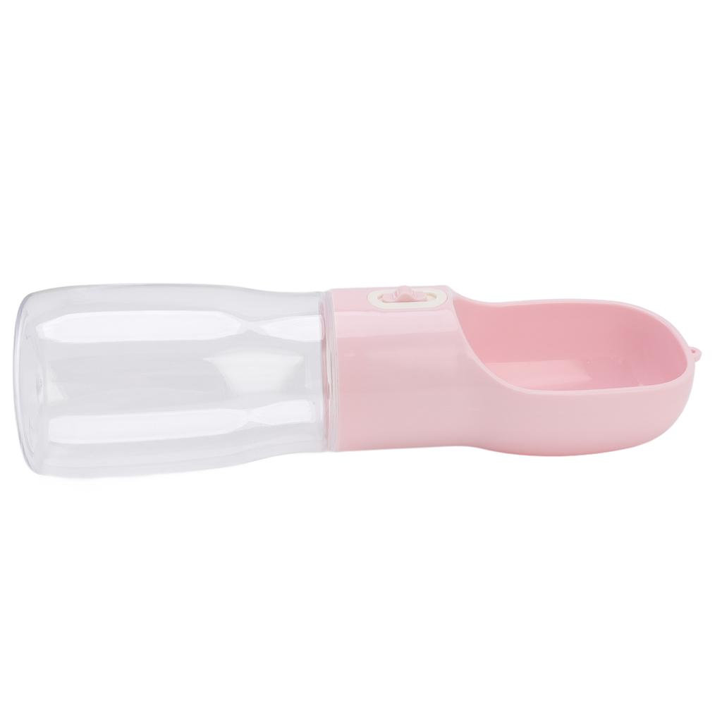 400ml Dog Water Bottle Food Grade Lkproof Water Saving Portable Dog Water Bowl Dispenser with Lanyard for Outdoor