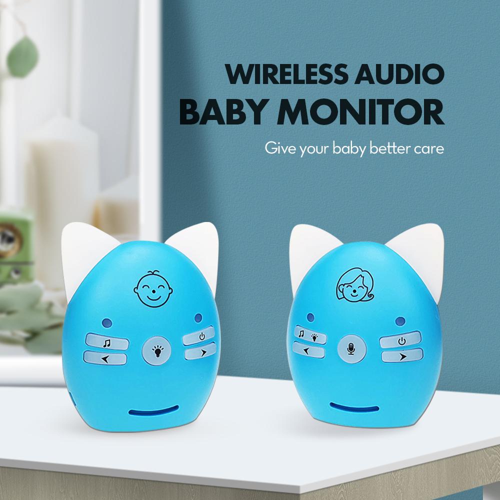 Baby Monitor V20/V30 Walkie-talkie Tragbare Audio Walkie Talkie 2,4 GHz Digital Wireless Babysister Monitor Sicherheit Weinen Alarm EU Stecker