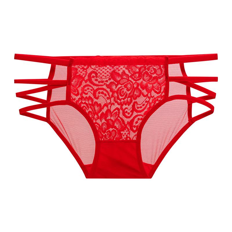 Consort Vine Hot Style Lace High-Quality Cotton Mesh Ladies Triangle Panties