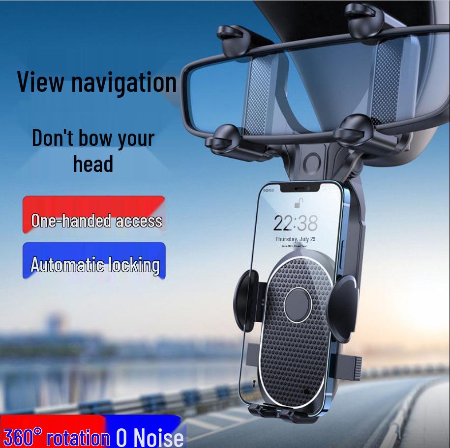 Universal Car Rearview Mirror & Phone Holder Dashcam R004