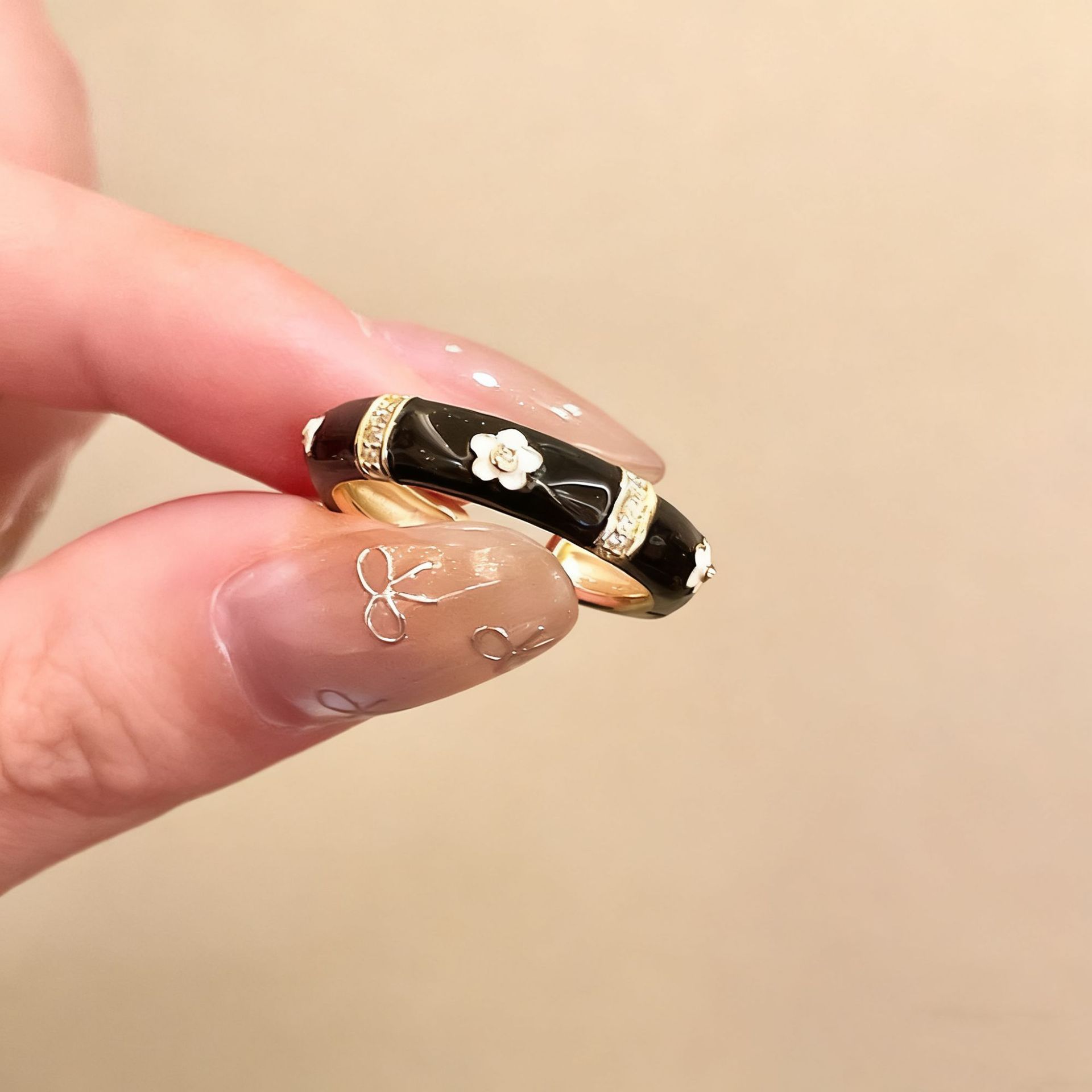 

Vintage Female Open Niche Premium Delicate Stackable Finger Ring Hypoallergenic Casual Everyday Dainty Minimalist Size Adjustable Ring