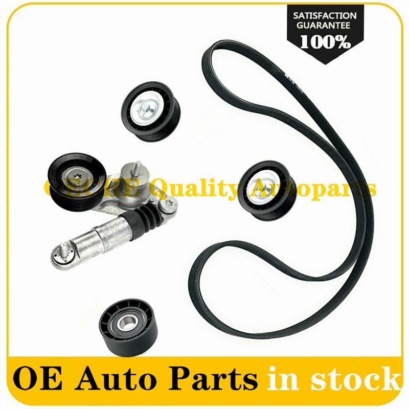 Belt Tensioner LR034128 Belt LR066153 Belt Idler Upper LR028878 Lower LR028879 For Freelander RangeRover Evoque Discovery Sport