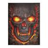 Halloween Rose Skull Head digitalprinted polyester Bedroom velvet flannel soft sofa cover blanket Fleece soft sofa cover