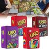 No Flip Uno Mercy Card Board Game Toy Family Party Prop Kids Gifts Iron Box