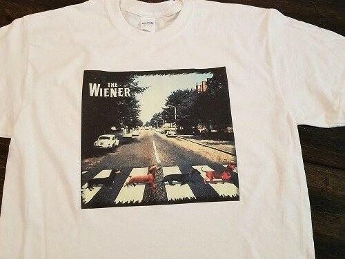 

Футболка унисекс с таксой Doxie Wiener Hot Dog Abbey Road 1969 Walk Street