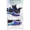 Anta Kids Resilient Shock Absorbing Low Top Running Shoes Kids sneaker Black Blue Purple 312335560H-4