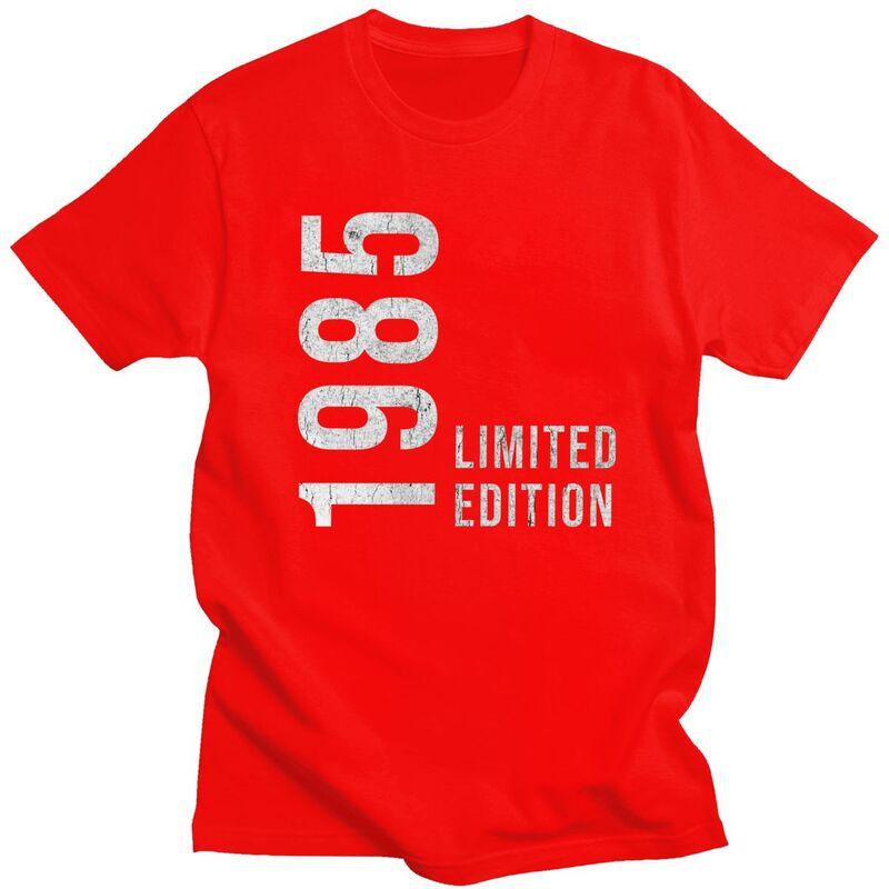

Awesome 40th Retro Vintage 1985 Printed T Shirt Men 100 Cotton Tshirt Custom Years Birthday Gift Tees Fashion Tshirts S