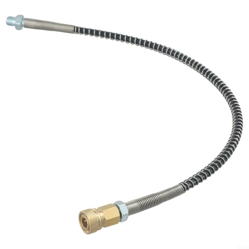 Air Pump High Pressure Hose Outdoor 8mm M10*1 Thread With Spring Wrapped