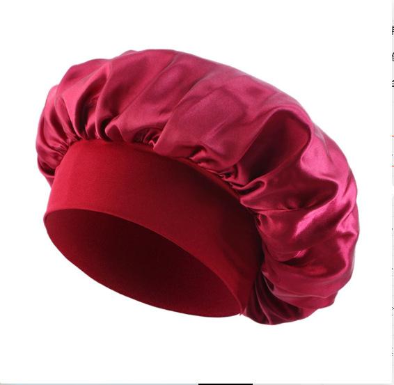 Summer Wide Brimmed Nightcap with High Elasticity Headband for Beauty, Hairdressing, and Hair Care