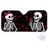 SHEIN Creative Skull Car Sunshade – Portable, Custom Windshield Visor