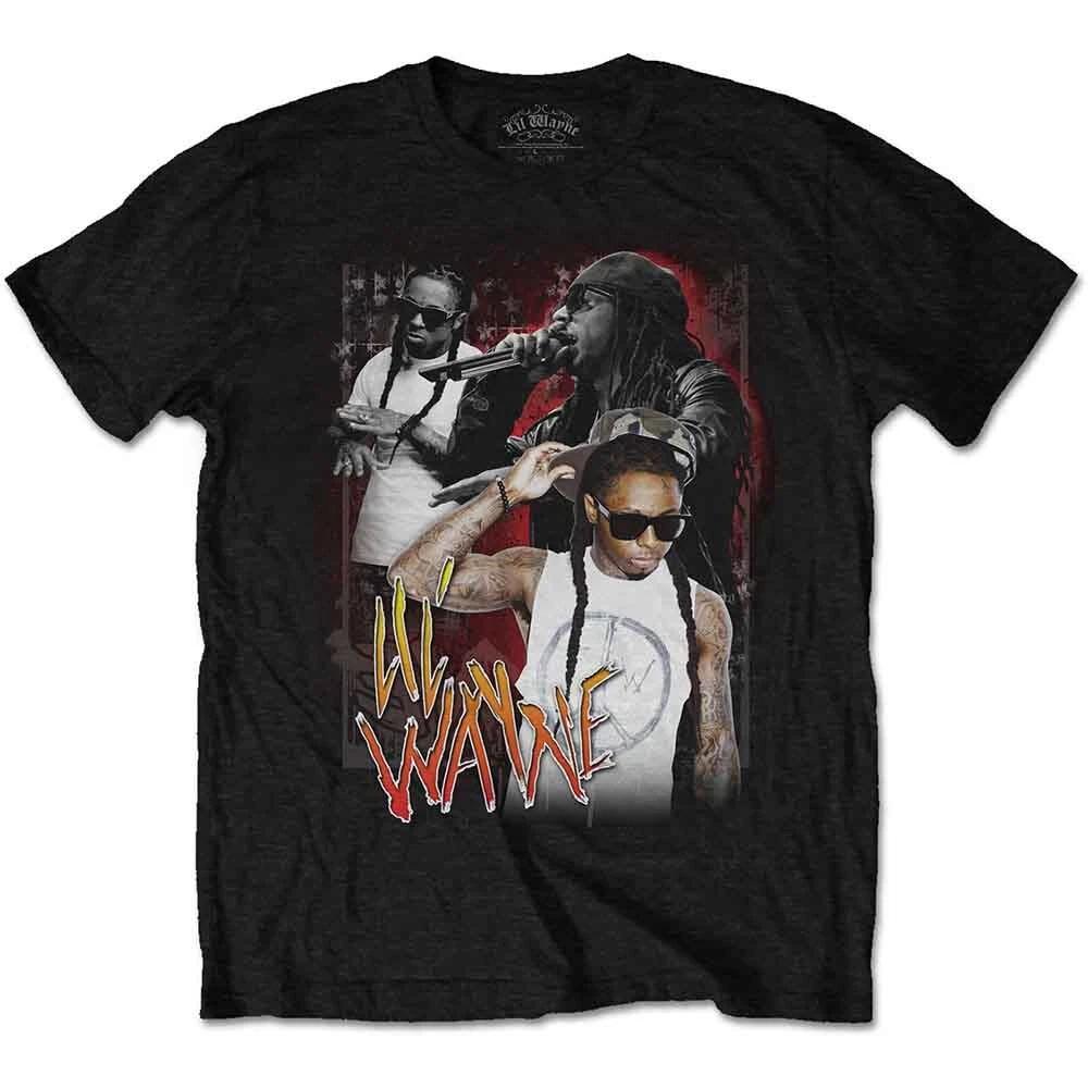 Lil Wayne 90s Homage T-Shirt Black New XS