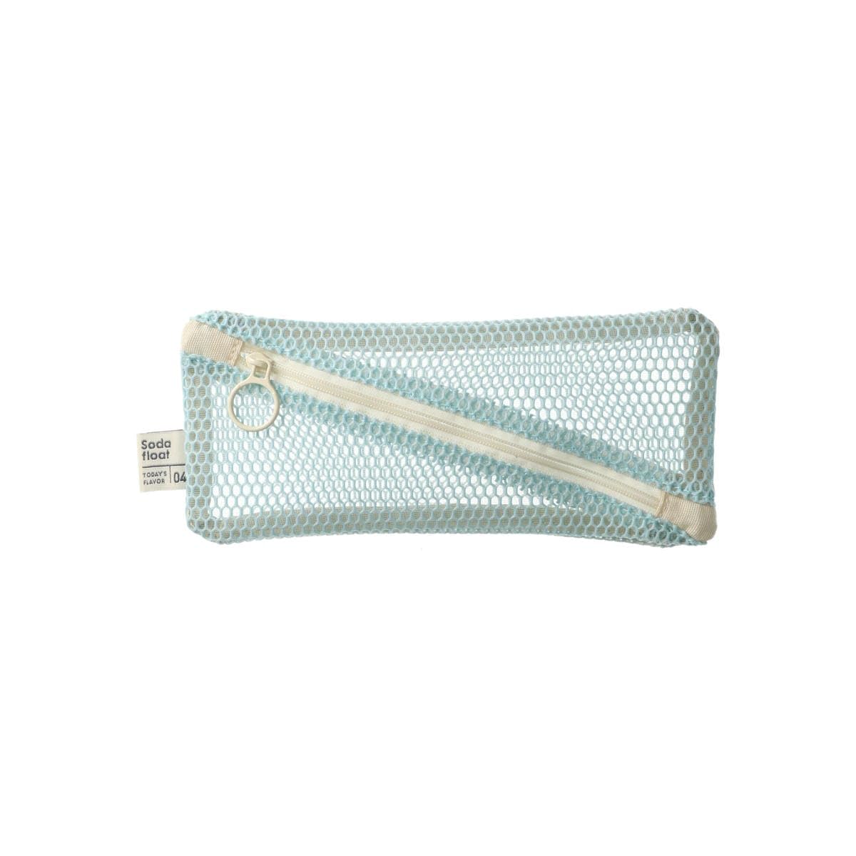 Marks Mesh Pen Cream Soda Stylish Stationery MSH-PO20-LBL Case, Design, Flat, Lightweight, Transparent,