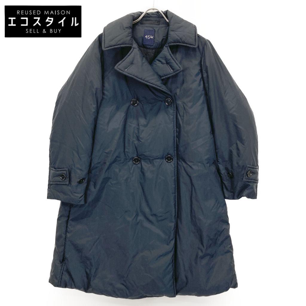 45R 5112008 Navy Nylon Down Akiya Coat Coat 2 blackUsed