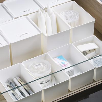Japanese Plastic Dustproof Storage Box Drawer Closet Storage Container for Sundries Home Office Small Object Storage Organizer