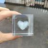 Crystal Transparent Glass Stone Carved Clouds Dandelion Rain Sun Love White Embryo Decoration. Best Choice for Gift Giving