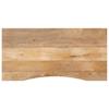 VidaXL Schreibtischplatte mit Aussparung 120x60x2,5cm Massivholz Mango