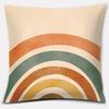 Warm Color Geometry Series Pillow Home Office Decoration Pillow Bedroom Sofa Car Cushion Cover