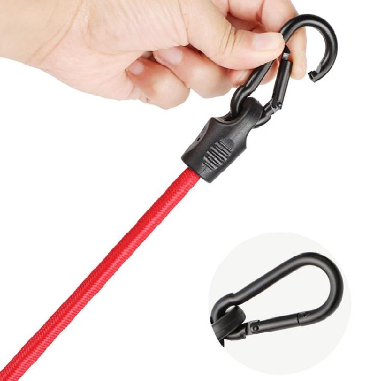 Bungee Cord Bungee Rope Elastics Rope Cord Multipurpose Bungee Strap with Carabiner Hook for Bicycles Luggage Packing