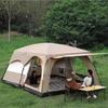 Outdoor Camping Tent Large Space Camping Equipment Portable Collapsible UV Protection Easy Set Up Tents Suitable for 4-6 People