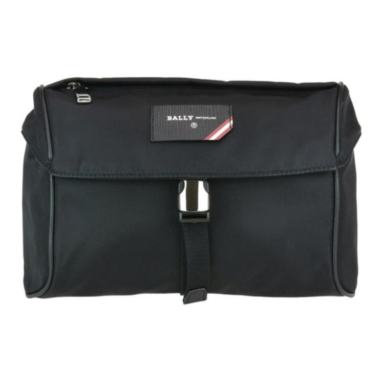 

Bally Falkon Classic Red And White Striped Casual Nylon Crossbody Bag Men Bags Black 6226361 Basic Set (Bag+Dust Bag)