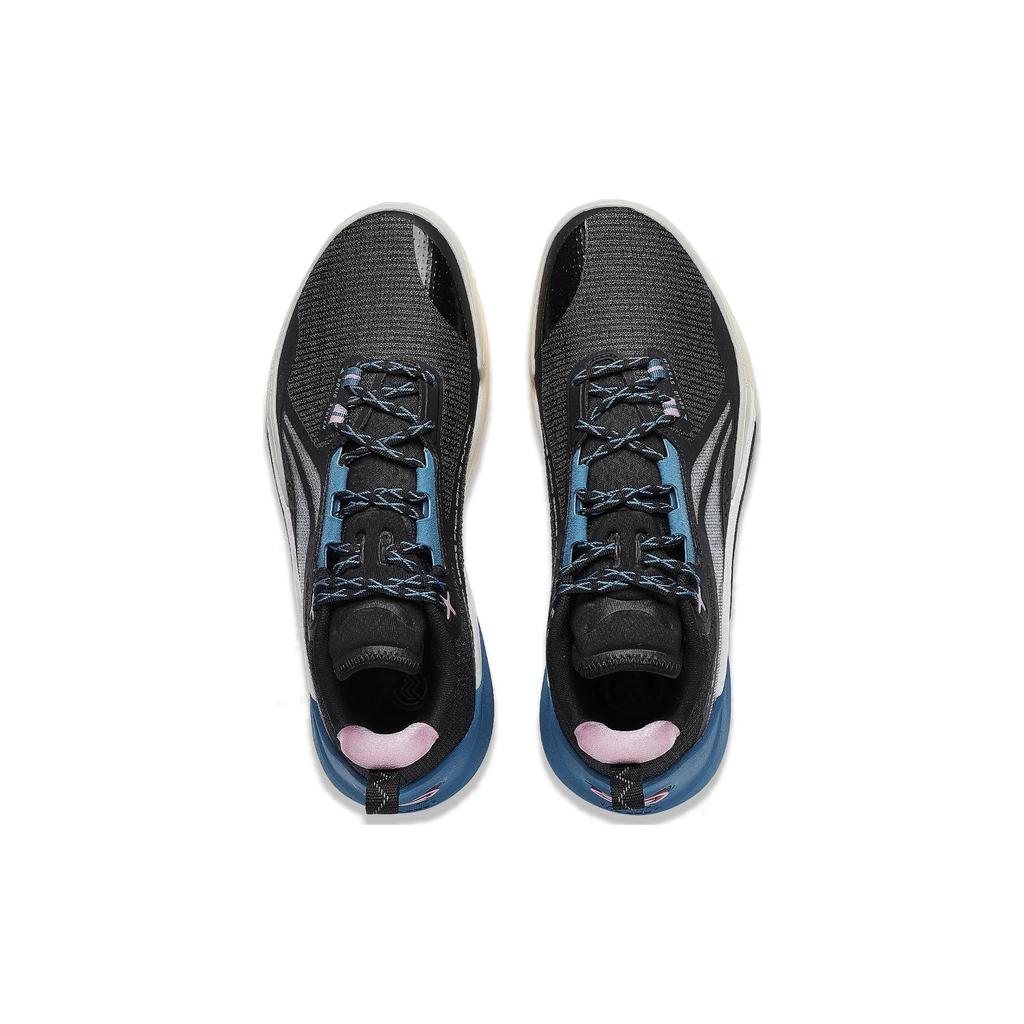 New LiNing Speed 10 Cushioning, Slip Resistant, Abrasion Resistant, Breathable Low Top Basketball Shoes Men's Black ABAT085-3