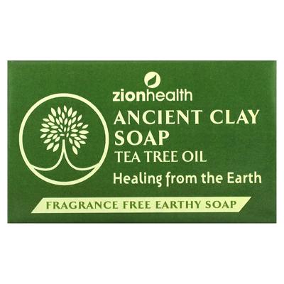 Ancient Clay Natural Soap with Tea Tree Oil, Unscented, 6 Oz (170 G)