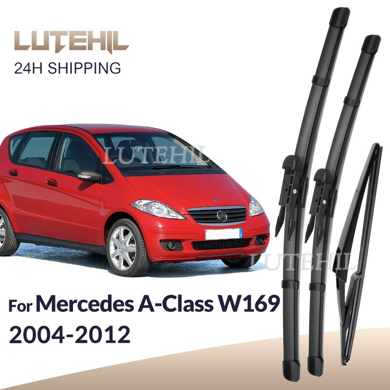 Voor Mercedes Benz A-Klasse W169 2004-2012 2005 Ruitenwisser Voor- en Achterruitenwisserbladen Voorruit Windscherm Raamborstels 26"+23"+12"""