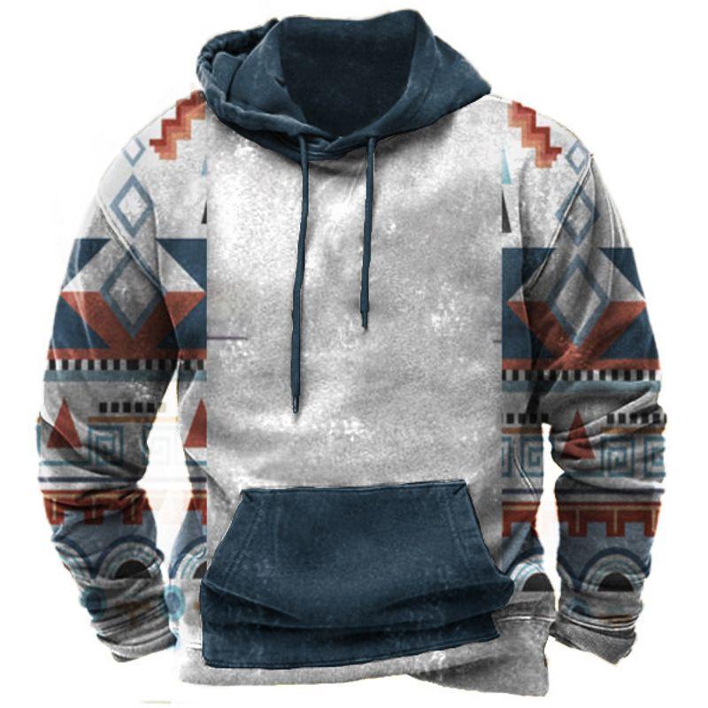 

Men s Printed Pullover Hoodie Men s Print Pullover Long sleeve Hoodie OFSAS-00659 L(L)