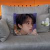 Pop Idol H-Han Ji-sung pillowcase casual style decoration, suitable for home decoration (excluding pillow core)