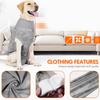 Pet Recovery Suit for Dog After Surgeries Protects Abdominal Area from Licking Features Tailored Opening for Male Dogs