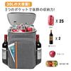 Leechatwin Insulated Cooler Warm and Cold Extra Thick Can Be Carried by Hand or Over the Ideal for Outdoor and Shopping Backpack, Box, Foldable,