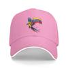 Women Unisex Venezuela  Stars Flag with Guacamaya Outdoor Hat  Adjustable Cap Casual Baseball Cap Sports Hats