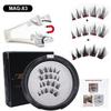 RED SIREN Magnetic Eyelashes With Applicator Reusable Natural Magnetic Lashes Kit No Glue Needed Soft Clear Band False Eyelashes