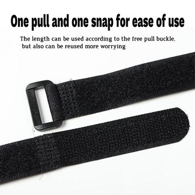 Bicycle Strap Mountain Bike Velcro Strap Multifunctional Square Buckle Tie Tie Household Cable Self-adhesive Tape