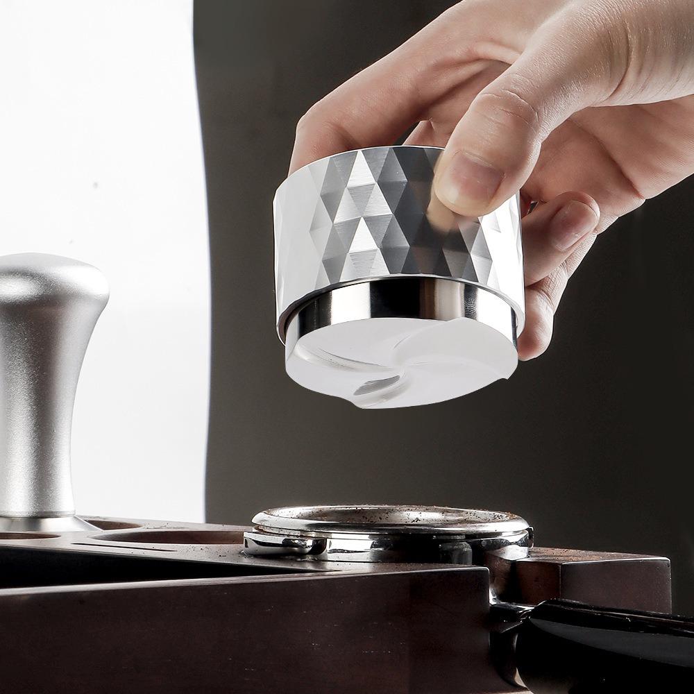 51/53/58mm Gravity Coffee Tamper Stainless Steel Coffee Powder Distributor Coffee Leveler Cafe
