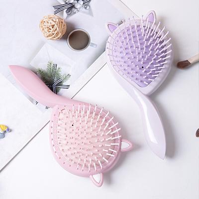 1PC New Kitten Airbag Comb Cute Cartoon Children's Massage Comb Curly Hair Straight Hair Comb Color Air Cushion Comb