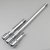 1/4 3/8 1/2 Socket Ratchet Wrench Extension Bar 50/75/100/125/150/250mm Long Bar Steering Sleeve Connecting Rod