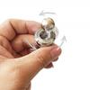 Funny Metal Leisure Magnetic Gyroscope Simple Yo-Yo Fidget Toy Decompression Rotary Gyro Mini Fingertip Toy  Spinner  Adult Gift