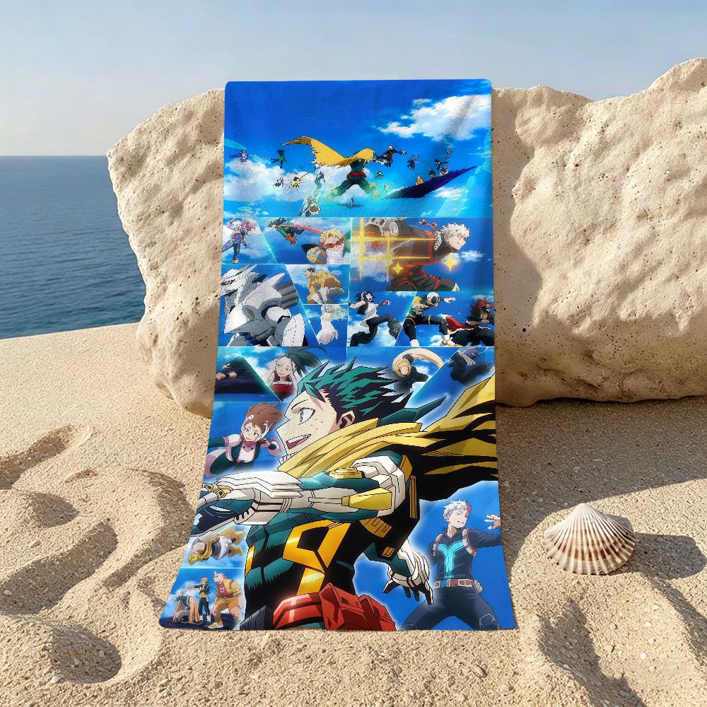 Comic My Hero Academia Towel Towels For Beaches Yoga Studios Gyms Hot Springs Swimming Pools And Picnics
