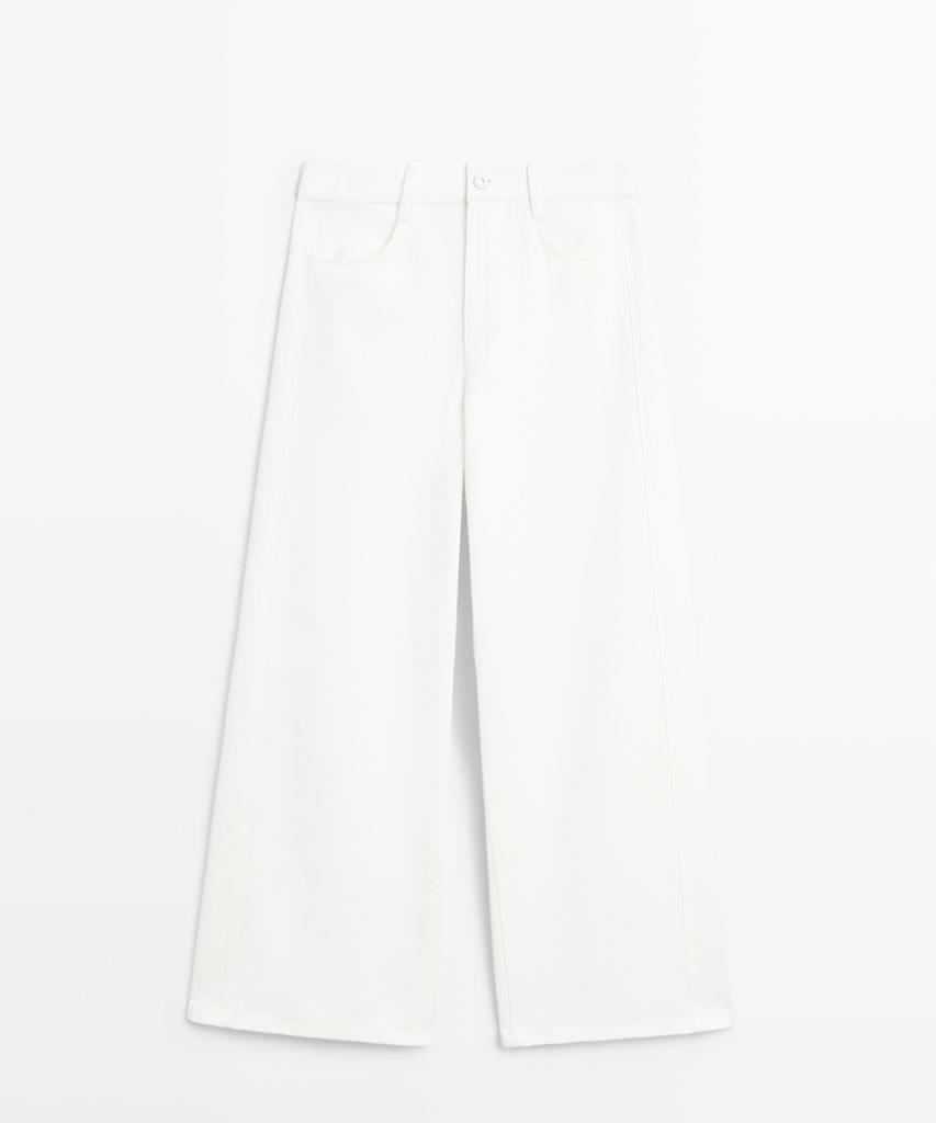 Masimodutti Fluid Wide Leg Jeans