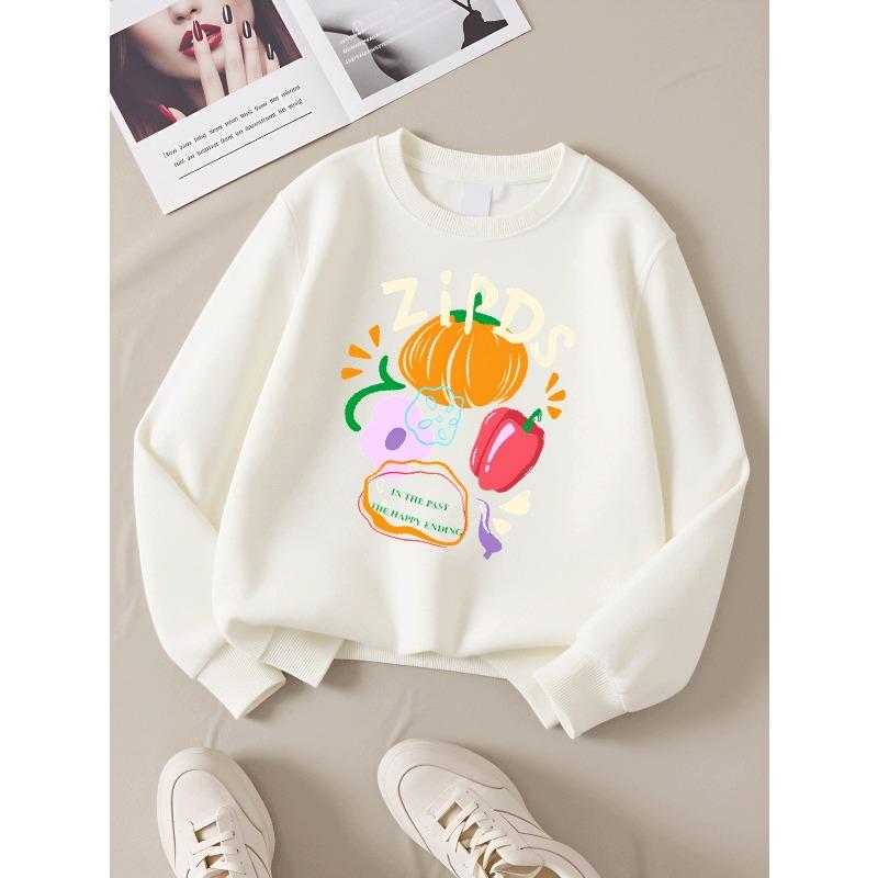 Kids Sweatshirt Round Neck Sweatshirt, Printed Pullover, Autumn and Winter ,Casual Comfortable Warm Fashion Printed Top