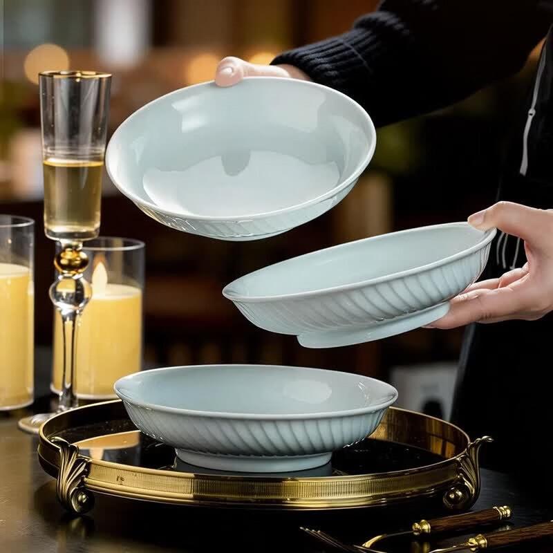 Jingdezhen Light Luxury European Style Dinnerware Set