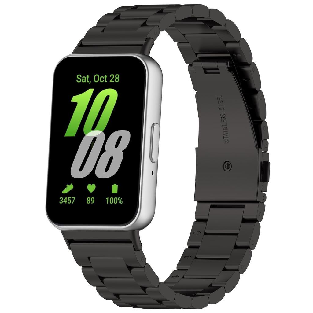 Kovový řemínek pro Samsung Galaxy Fit 3 Nerezová ocel Vyměnitelný náramek pro Samsung Galaxy Fit 3 Příslušenství pro chytrý náramek