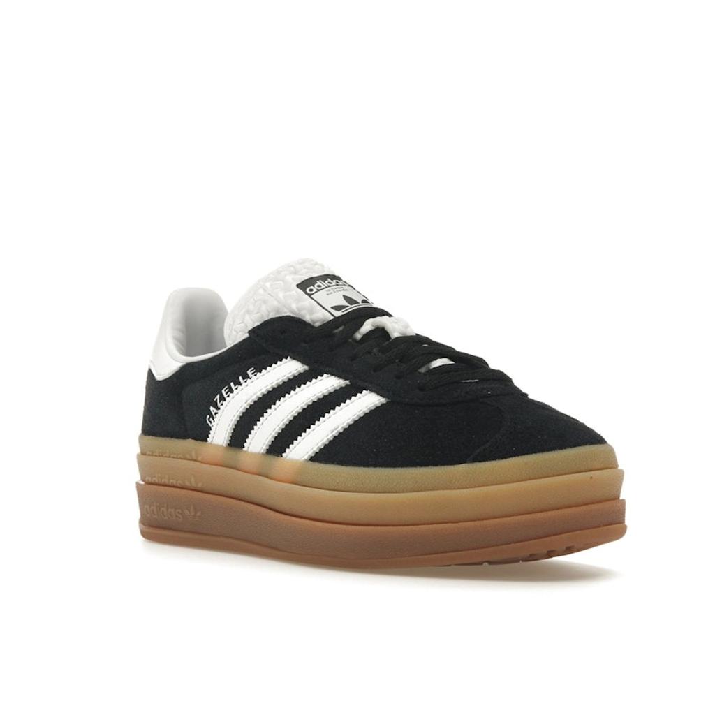 Adidas Gazelle Bold Black Gum Women Sneakers Core-Black Footwear-White IE0876