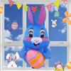 3,3 füße Ostern Aufblasbare Bunny Blasen Up Dekoration Wasserdichte Foto Requisiten Party Liefert für