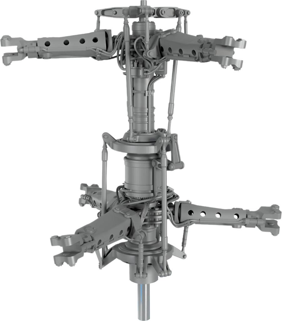 ROKIT STUDIO 1/72 Scale Kamov Ka-52 Rotor Hub (for Dream Model) Plastic Model Parts RKS720401 (Helicopter)