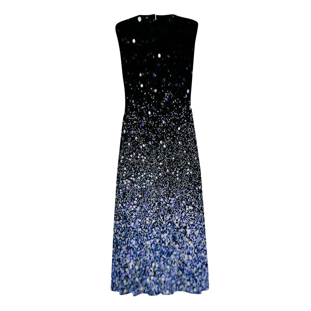 Kjole for kvinner, sommer, avslappet, med blomsterprint, korte ermer, svingkjole