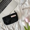 Trendy Ladies Simple And Portable Floral Embossed Cosmetic Bag For Use Everyday